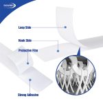 1 Inch x 26 Feet Hook and Loop Tape Sticky Back Fastener Roll, Nylon Self Adhesive Heavy Duty Strips Fastener for Home Office School Car and Crafting Organization - Image 5